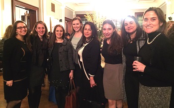 LM staff, volunteers and alumnae at Ruth Bader Ginsburg Lecture